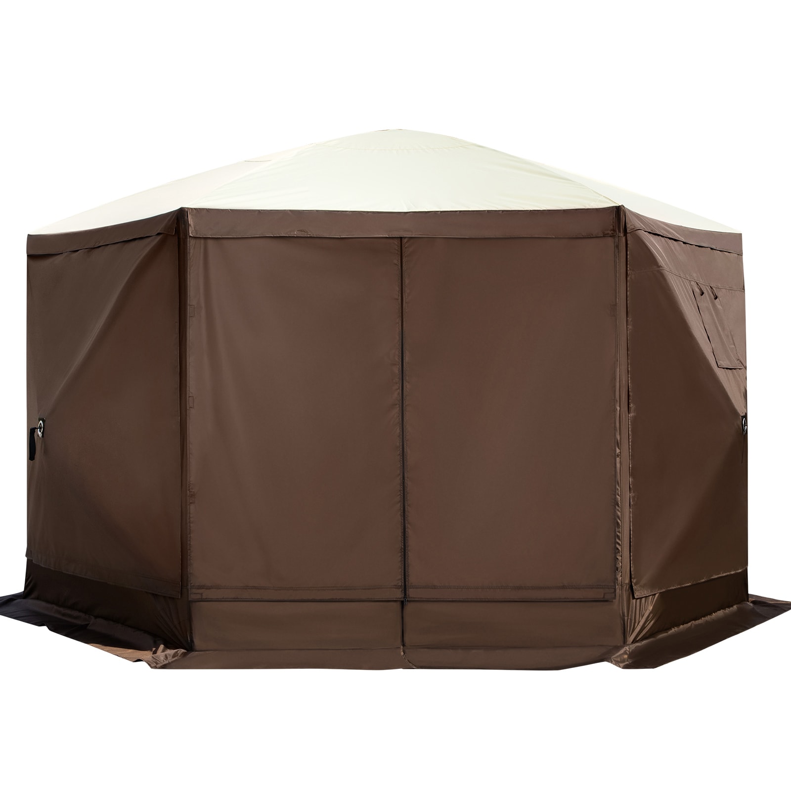 Camping Gazebo Pop-up Screen Tent For Garden And Backyard Shade_voghion.com